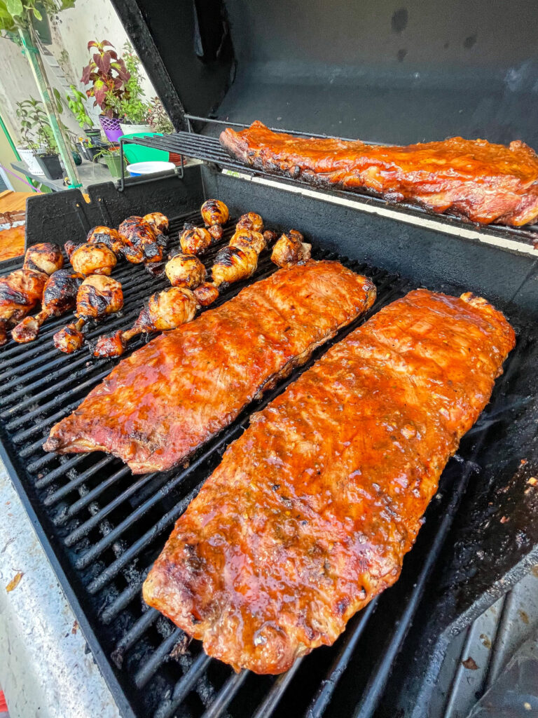 Polynesian Ribs and Hoisin Chicken Lollipops