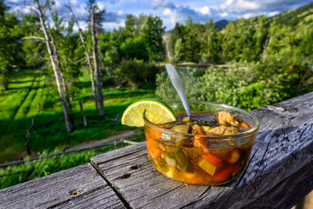 Chicken Aguadio - Peruvian Chicken Soup