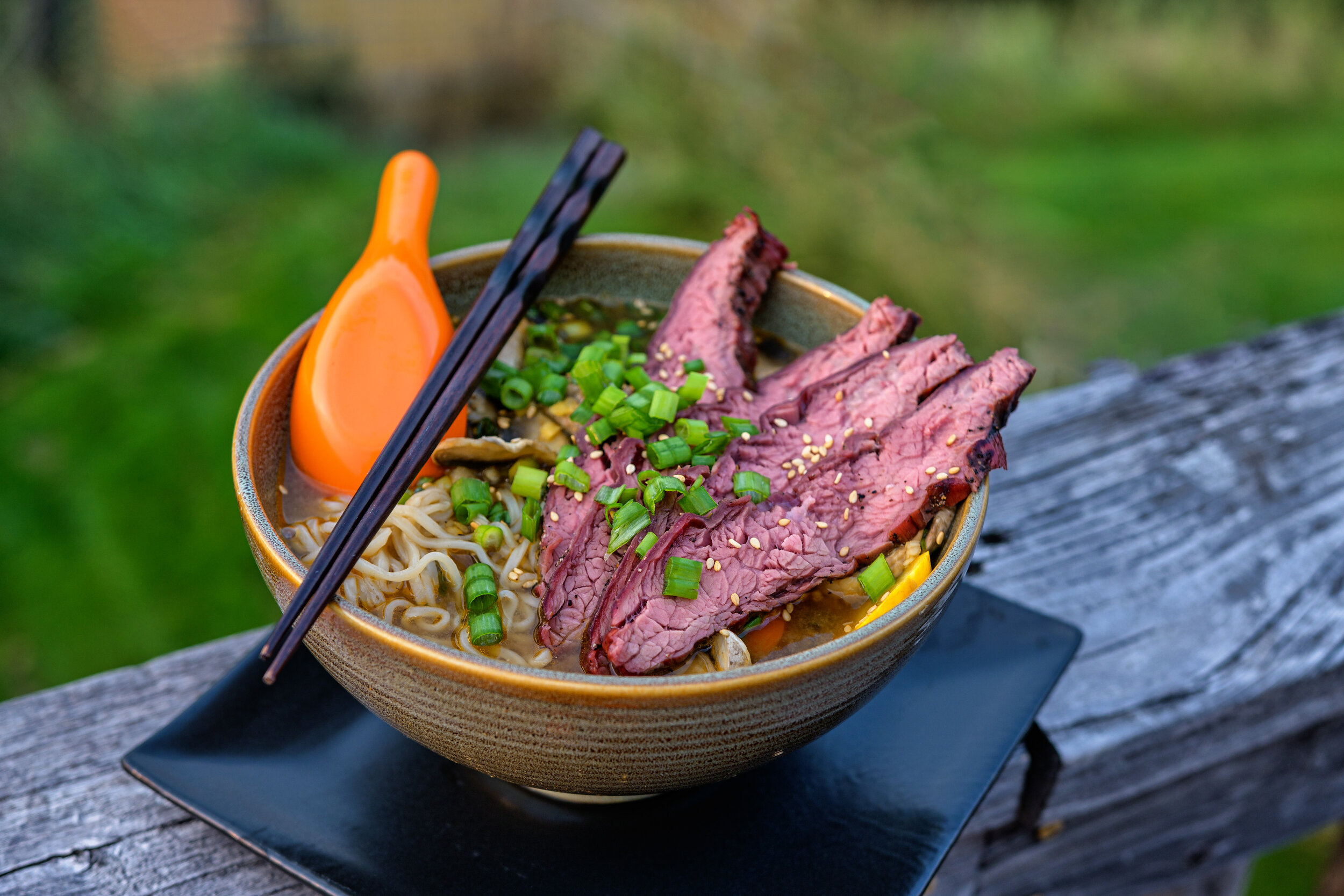 Korean Style Grilled Flank Steak - Closet Cooking