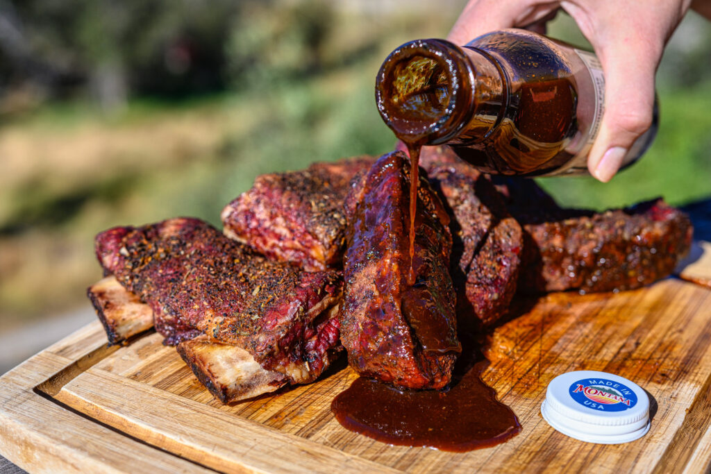 Smoked and Braised Beef Short Ribs