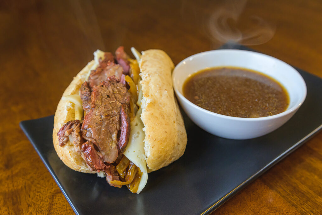 Smoked Tri-tip French Dip