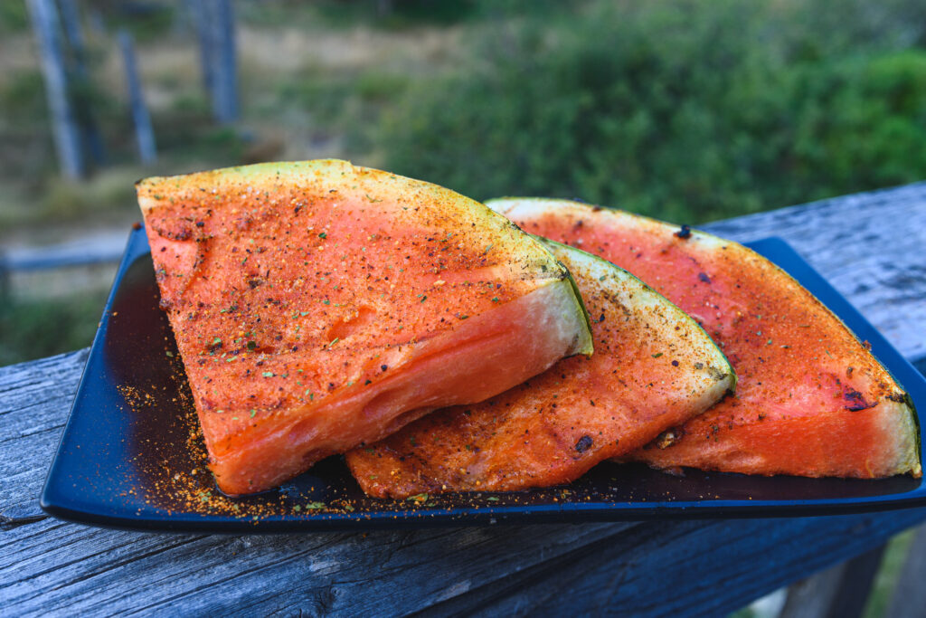 Spicy Grilled Watermelon